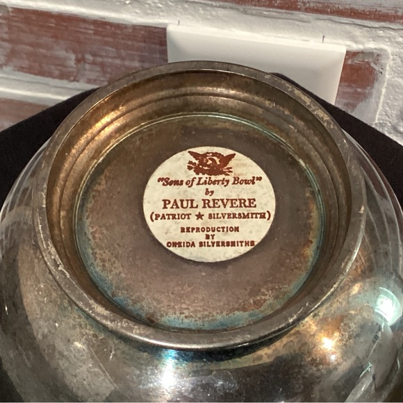 Vintage - Paul Revere Oneida Silversmiths Reproduction - Engraved in 1973 - Picture 9 of 14
